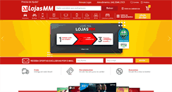 Desktop Screenshot of lojasmm.com